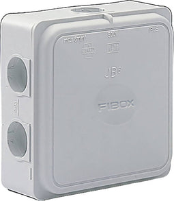 Fibox JB 6 G Aftakkast (l x b x h) 110 x 110 x 49 mm Grijs (RAL 7035) IP65 1 stuk(s)