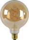 Lucide G125 - Filament lamp - LED Dimbaar - Ø 12,5 cm - E27 - 4,9W 2200K - Amber