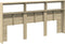 vidaXL - Hoofdbordkast - met - LED-verlichting - 200x17x102 - cm - sonoma - eiken