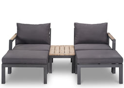 Camino love seat (5-delig) BLACK