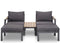 Camino love seat (5-delig) BLACK