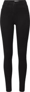PIECES PCHIGHFIVE FLEX - Dames Jeans - Stretch - Zwart (M)