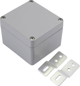 TRU COMPONENTS ES-FA34 TC-6649444 Universele behuizing 115 x 90 x 60 Gegoten aluminium Lichtgrijs 1 stuk(s)
