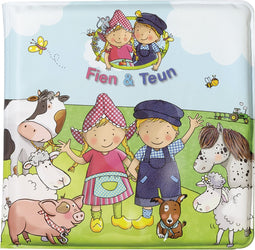 Fien & Teun badboekje, badspeelgoed - baby peuter speelgoed - Bambolino Toys