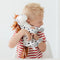 Fien & Teun pony knuffel 35 cm pluche Stip de pony - baby peuter speelgoed - Bambolino Toys