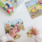 Fien & Teun puzzel 4 in 1 educatief peuter speelgoed - kinderpuzzel 4x6x9x16 stukjes leren puzzelen - cadeautip puzzel 3 jaar en ouder - Bambolino Toys