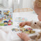 Fien & Teun puzzel 4 in 1 educatief peuter speelgoed - kinderpuzzel 4x6x9x16 stukjes leren puzzelen - cadeautip puzzel 3 jaar en ouder - Bambolino Toys