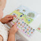 Fien & Teun stickers, 3 stickervellen met speelachtergrond - creatief speelgoed - Bambolino Toys
