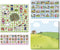 Fien & Teun stickers, 3 stickervellen met speelachtergrond - creatief speelgoed - Bambolino Toys
