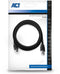 ACT AC3050 - USB 2.0 aansluitkabel A male - mini B male - 1,8 meter - Zwart