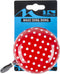 Fietsbel Ding-Dong M-Wave ø80mm - ladybird red