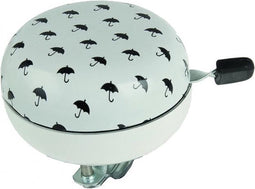 Fietsbel Ding-Dong M-Wave ø80mm - umbrella white