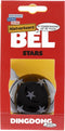 Fietsbel Ding-Dong NietVerkeerd Stars ø60mm - zwart/witte strepen
