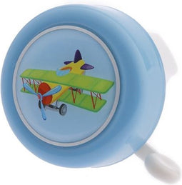 Fietsbel PexKids Ik ben een vliegtuig - blauw