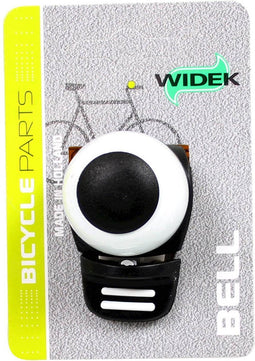 Fietsbel Widek Compact 2 - zwart/wit (op kaart)