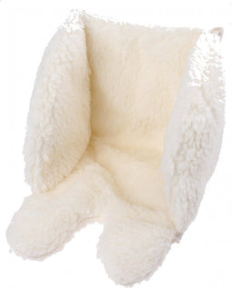 Fietskardeel melia inlegpad schaap peuterschaal - WIT