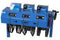 Fietskettingrolhouder Blauw 90x60x40cm