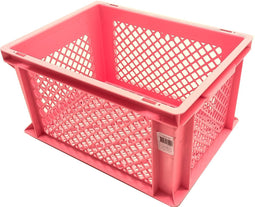 Fietskrat PVC Roze 26L 40x30x22 cm