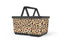 Fietsmand met slot en kliksysteem voor bagagedrager - voordrager The Basky basket design Wild gekleurd