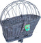 Fietsmand riet - 42/57cm - Voor/achter - Grijs
