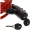 Fietsslot kabel - BURG WACHTER - 1 260 100 - Spiraal 100 cm - Staal 8 mm - Sleutel - Fietshouder