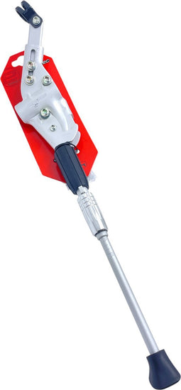 Fietsstandaard achterbrugmontage Ergotec universeel 24 t/m 28" - zilver