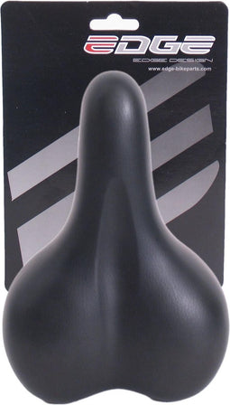 Fietszadel Edge City Rental - zwart (op kaart)