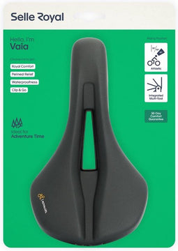 Fietszadel Selle Royal Vaia Athletic - Adventure Time - zwart