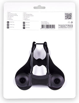 Fietszadel Simson City - Zwart