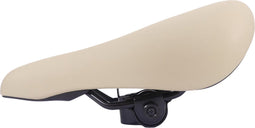 Fietszadel voor 20-26 kinderfiets creme