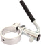 Fietszadelpenklem - 34.9 mm - Met draaihevel en bout - Zilver