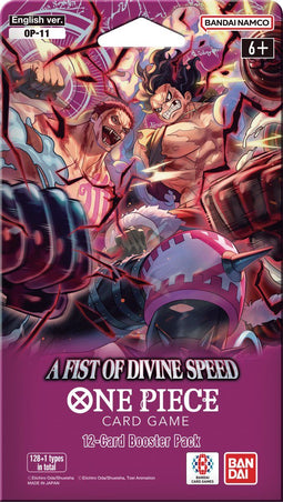 Bandai Namco One Piece Card Game OP-11 - Sleeved Booster - SWORD-thema (12 kaarten)