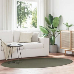 vidaXL - Vloerkleed - 'HUARTE'Bosgroen - 140x200 - cm - Ovaal