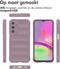 iMoshion Hoesje Geschikt voor Samsung Galaxy A25 / A24 Hoesje Siliconen - iMoshion EasyGrip Backcover - Paars