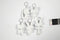 Figuren van textiel met sleutelhanger, h: 6-10 cm, 5 stuks