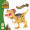 Figurenset Colorbaby 4 Onderdelen Dinosaurussen 23 x 16,5 x 8 cm (6 Stuks)