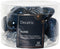 Figuur glas l2b4h4 cm blauw ass 12st kerst