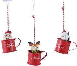 Figuur polyresin l5b5h7 cm rood a3 kerst
