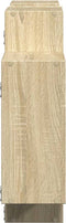 vidaXL - Wandschap - 159x18x65 - cm - bewerkt - hout - sonoma - eikenkleurig