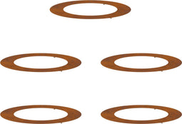 vidaXL - Plat - Boomring - 5 - stuks - Ø60/90 - cm - Weerstandbiedend - Staal