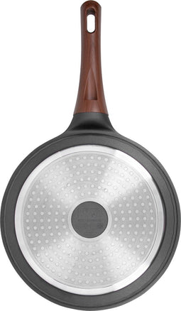 Resto Capella - Koekenpan - Ø26 cm - 4-Lagen Pfluon Antiaanbaklaag - Zwart