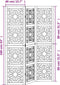 vidaXL - Kamerscherm - met - 3 - panelen - massief - paulowniahout - zwart