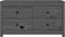 vidaXL - Dressoir - 100x40x54 - cm - massief - grenenhout - grijs