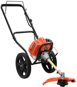 vidaXL - Bosmaaier - met - wielen - 52 - cc - 1,45 - kW - oranje