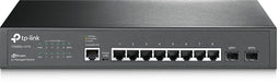 TP-Link T2500G-10TS - Managed Switch - 8x Gigabit Ethernet + 2x SFP - Rack-montage