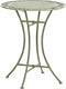 Mica Decorations Provence Bistrotafel - Eettafel - H70 x Ø60 cm - Lichtgroen