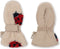 Konges Sløjd Jody Teddy wanten - Ladybug sand - Want - Kinderwanten - Maat 12-18 maand