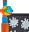 Plum Waterpark Splash Station - Waterpark met glijbaan en 3 wateraccessoires - Blauw/Oranje
