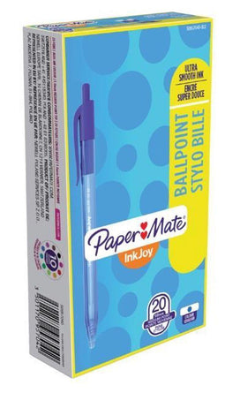 Balpen Papermate Inkjoy 100RT Blauw Per 20 stuks