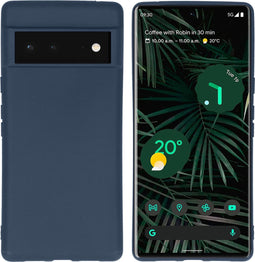 iMoshion Hoesje Geschikt voor Google Pixel 6 Pro Hoesje Siliconen - iMoshion Color Backcover - Donkerblauw
